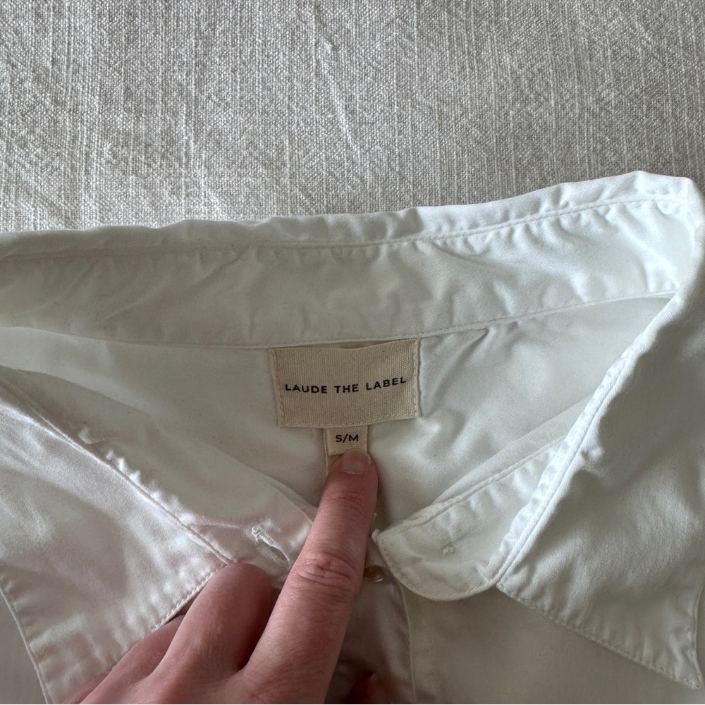 NWOT Laude the Label White Blouse - Picture 4 of 5